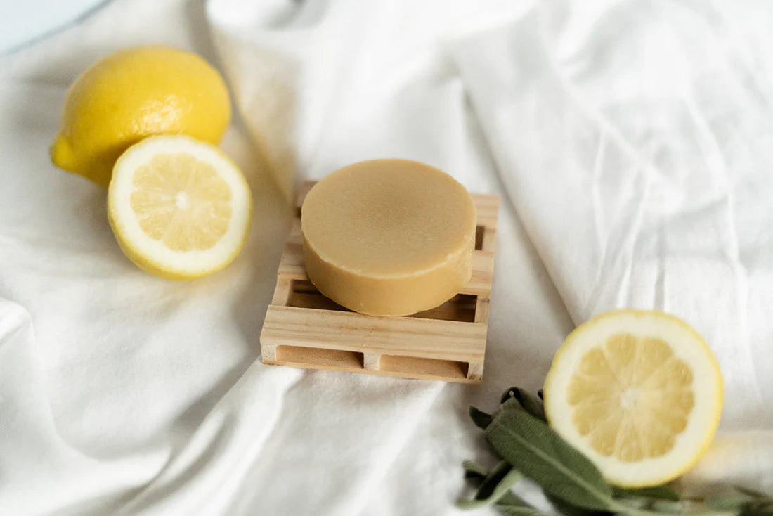 Lemon Sage Ginger Goat Milk Soap