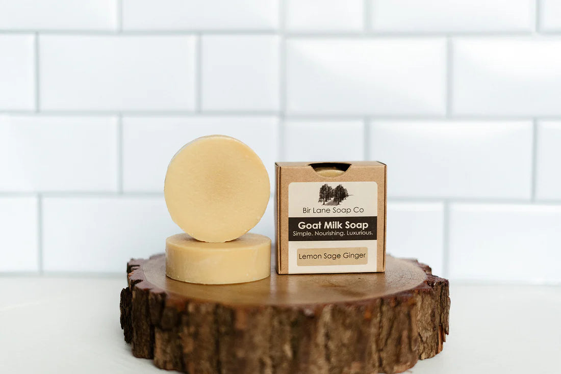 Lemon Sage Ginger Goat Milk Soap